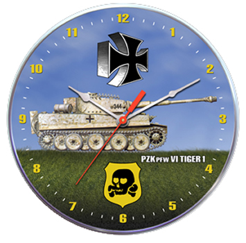 Pzk Pfw VI Tiger Tank Collectible Wall Clock